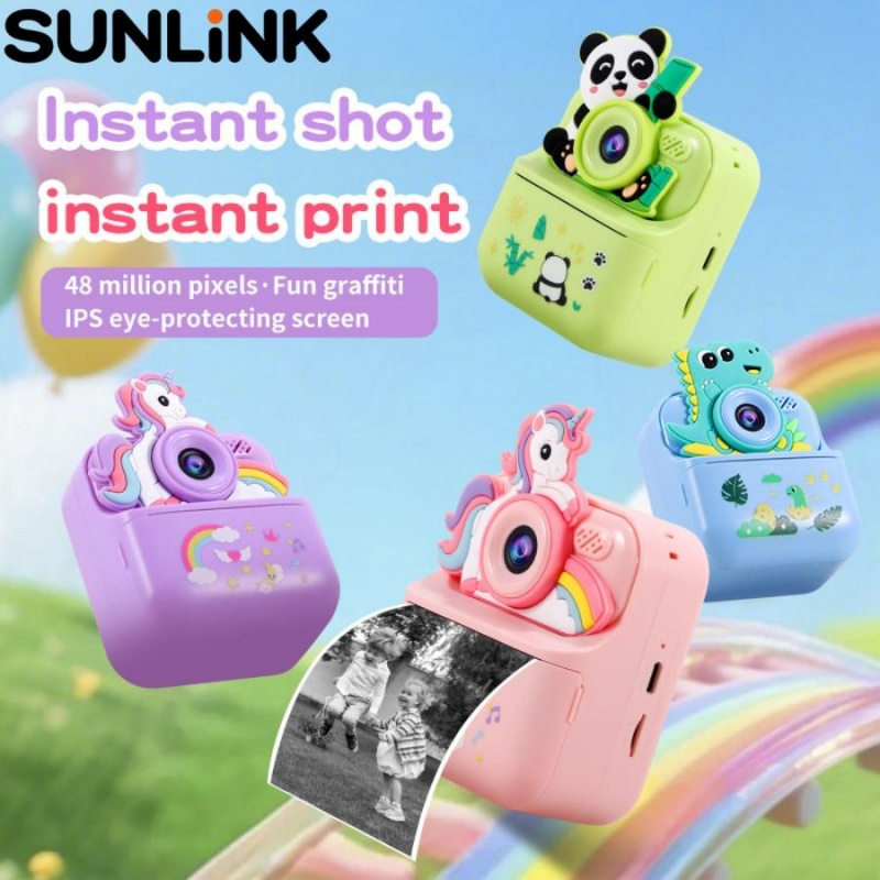 Photo Printer - 1pc children's instant camera video photo