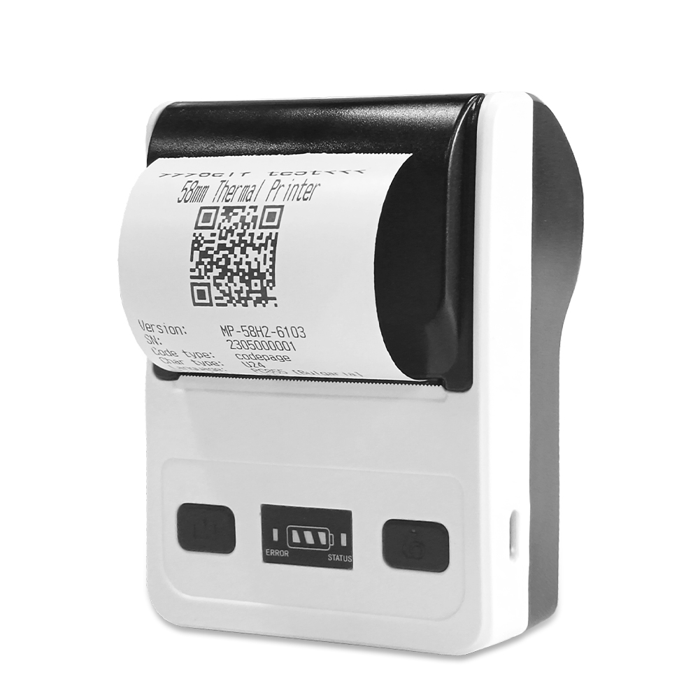 Receipt Printer - Mini Blue Tooth Thermal Receipt Printer