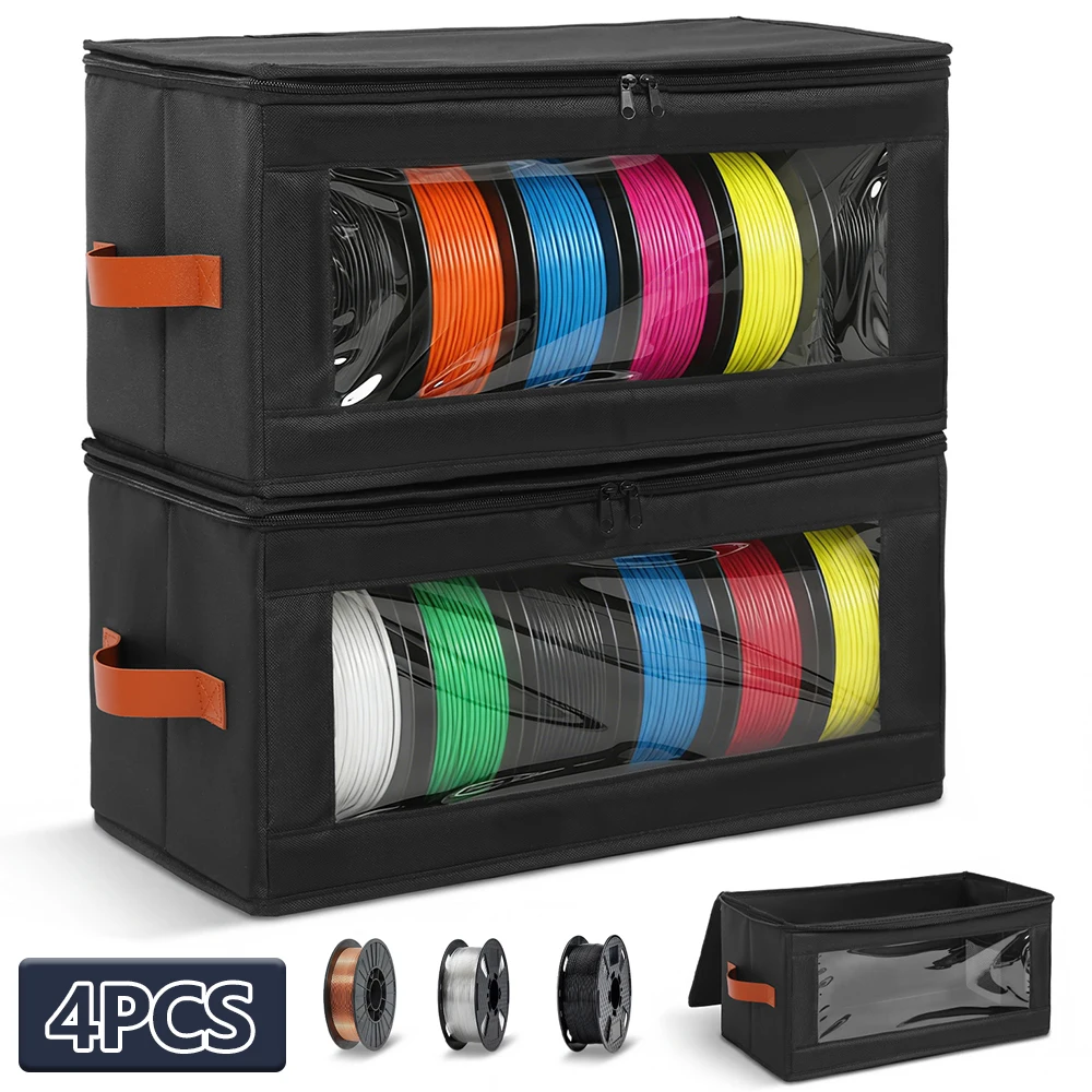 4Pcs Filament Storage Box Larg - Commercial Fabric Printing Machine recension och pris