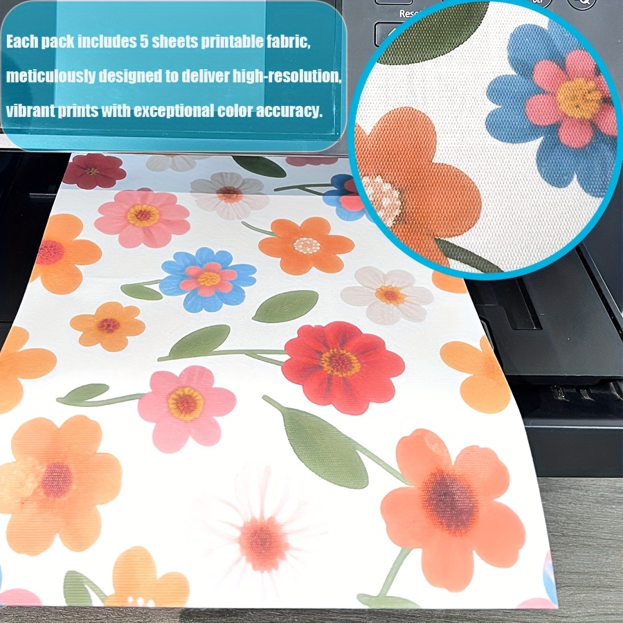 5pcs/10pcs Printable White Cot - Commercial Fabric Printing Machine recension och pris