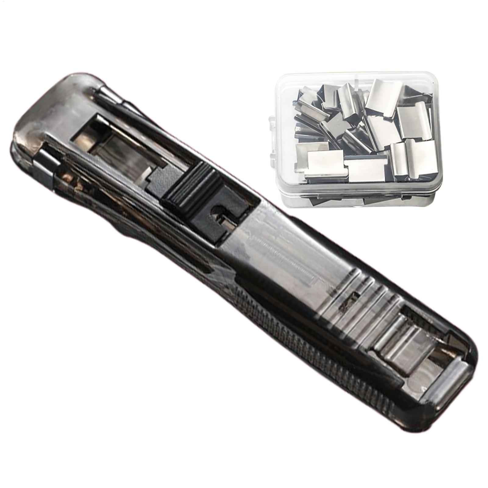 Push Binder Clip Stapler Reusa - Stapler Heavy Duty recension och pris