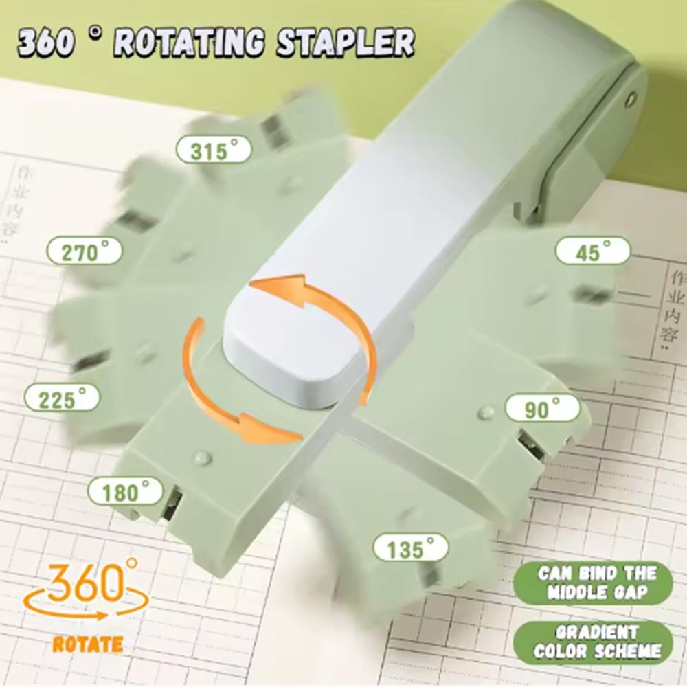 360 Degree Rotary Desktop Stap - Stapler Heavy Duty recension och pris