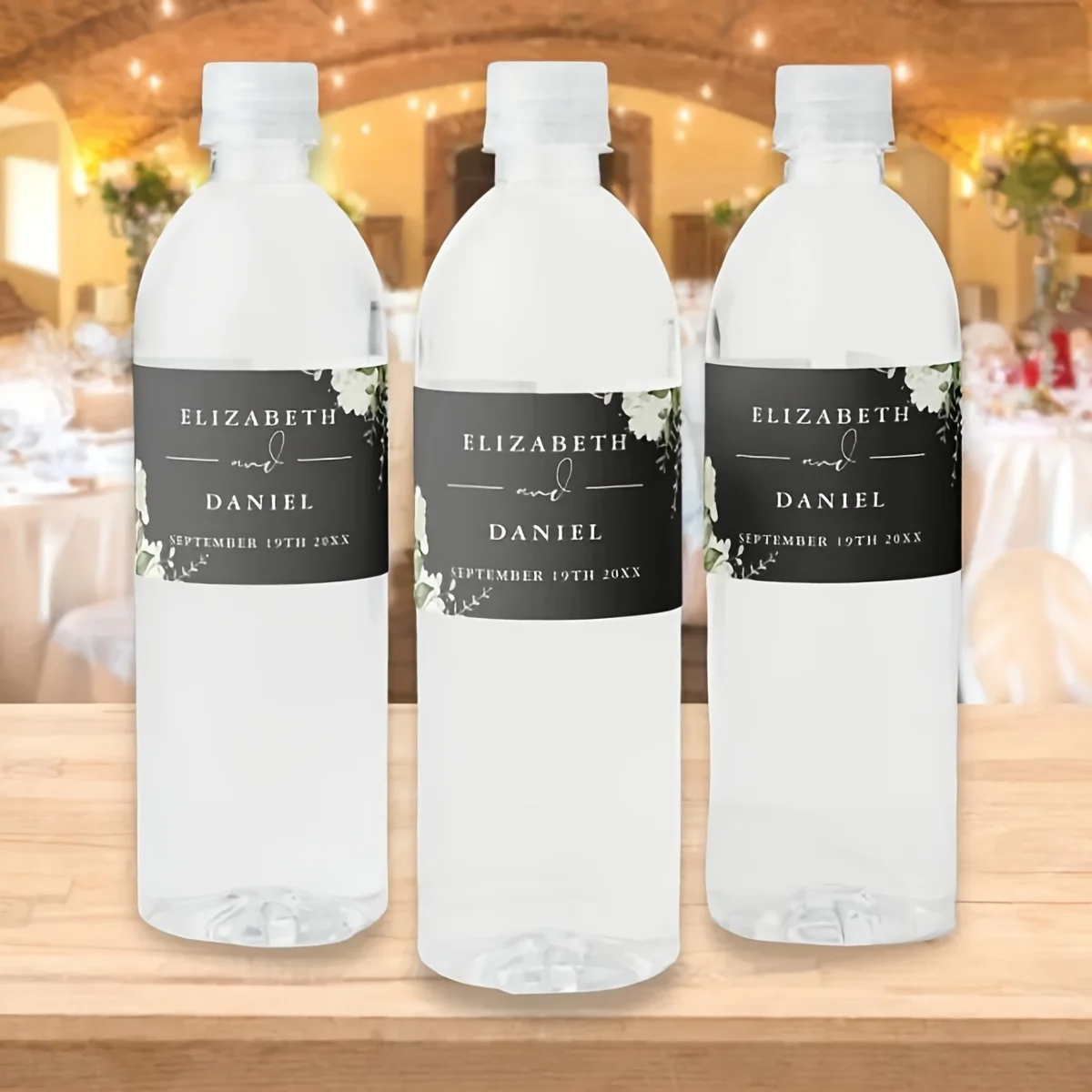 Custom Wedding Welcome Water B - Label Maker recension och pris