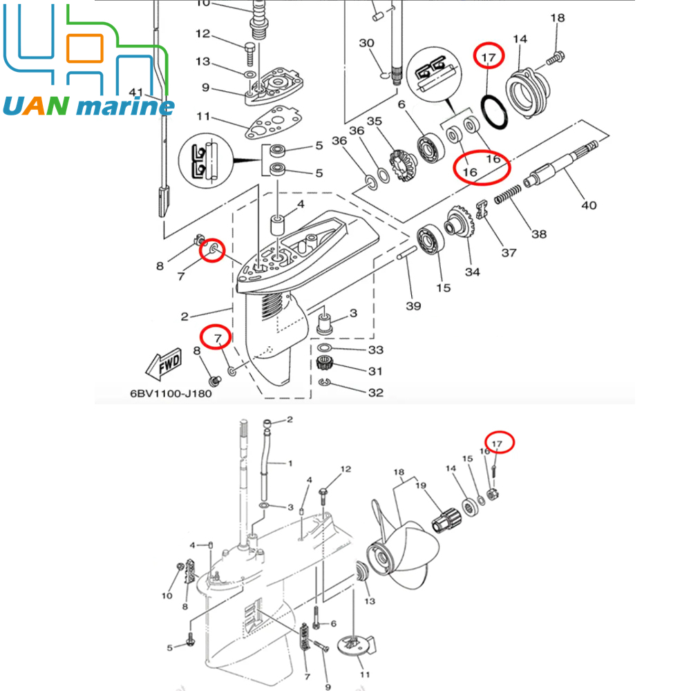 93101-13M12-00 Outboard Lower  - Ink Cartridge recension och pris