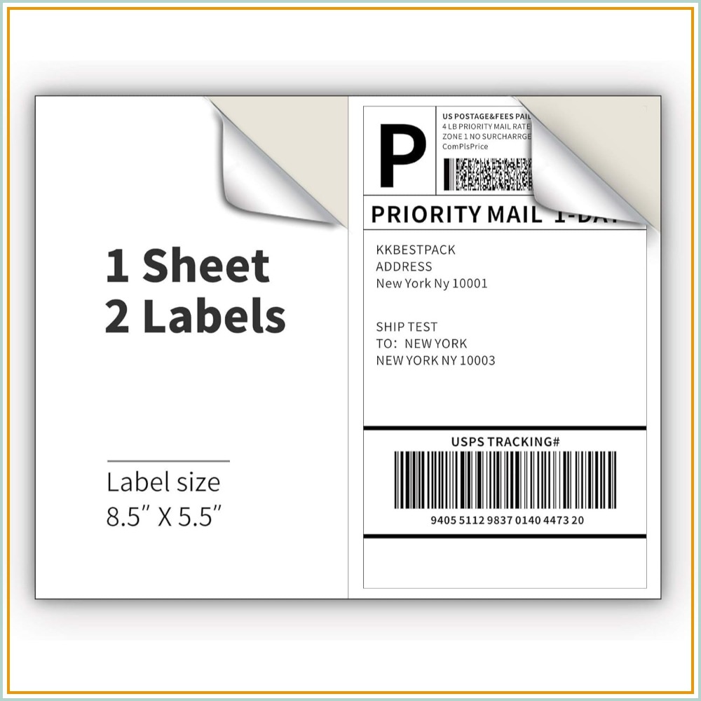 Half Sheet Shipping Labels for - Label Printer recension och pris