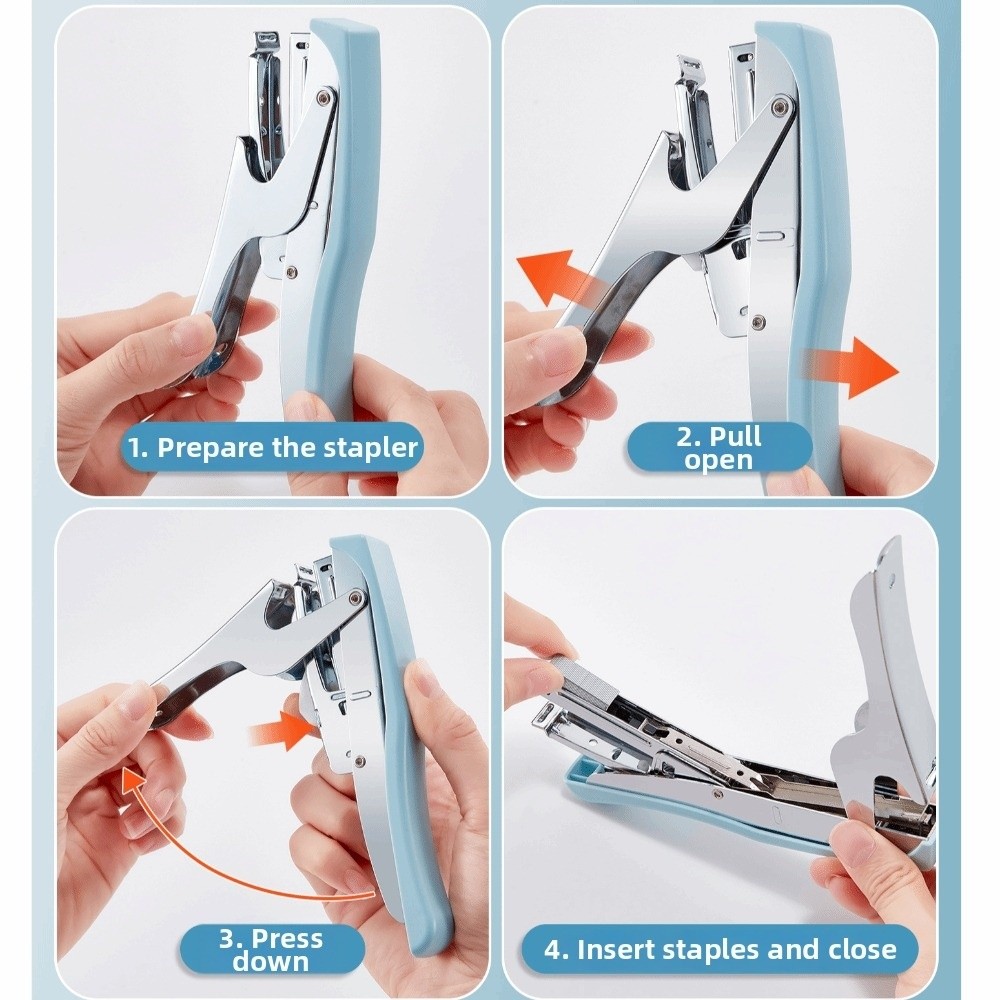 Lever-Operated Metal Handheld  - Stapler Heavy Duty recension och pris