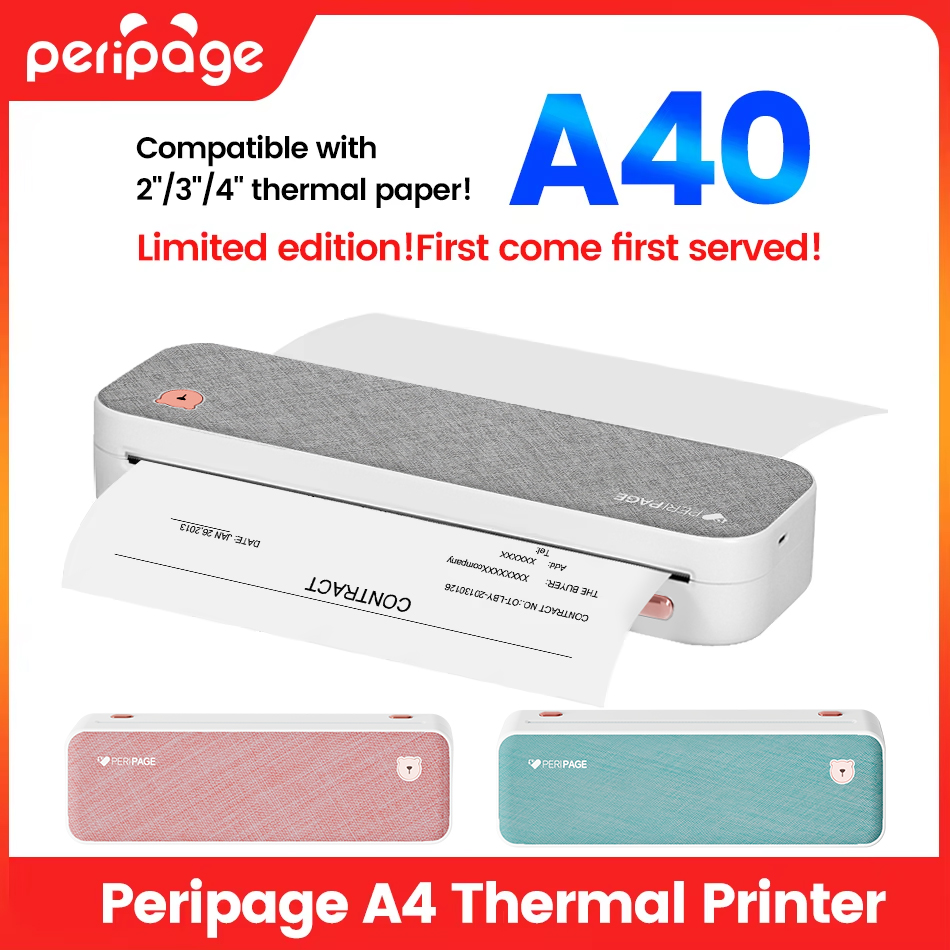 Peripage A4 Portable Printer T - Commercial Book Printing Machines recension och pris
