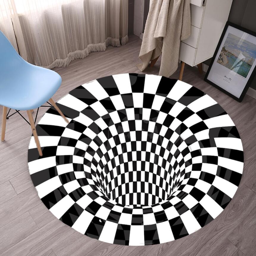 Geometric Bedroom Rugs Black W - Commercial Fabric Printing Machine recension och pris