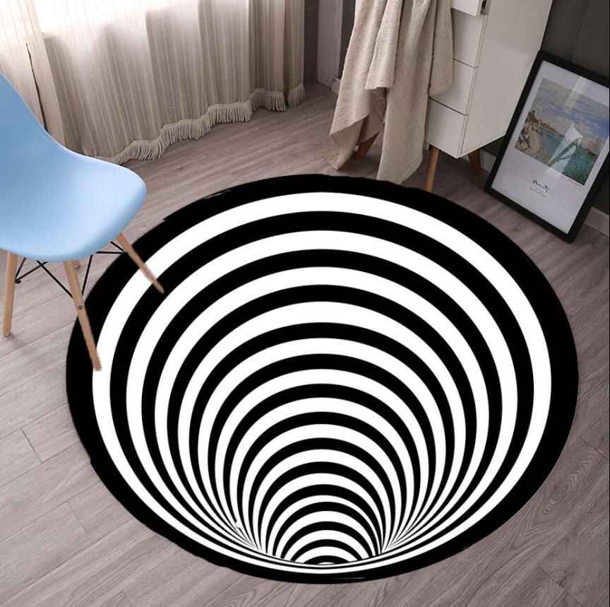 Geometric Bedroom Rugs Black W - Commercial Fabric Printing Machine recension och pris