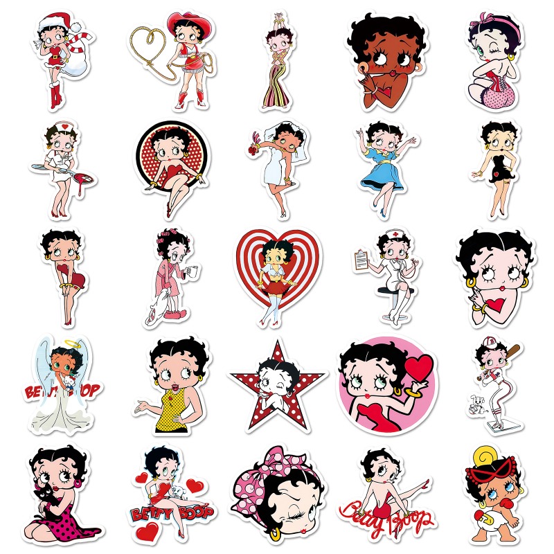 Betty Boop 50 stickers high co - Printer Paper recension och pris