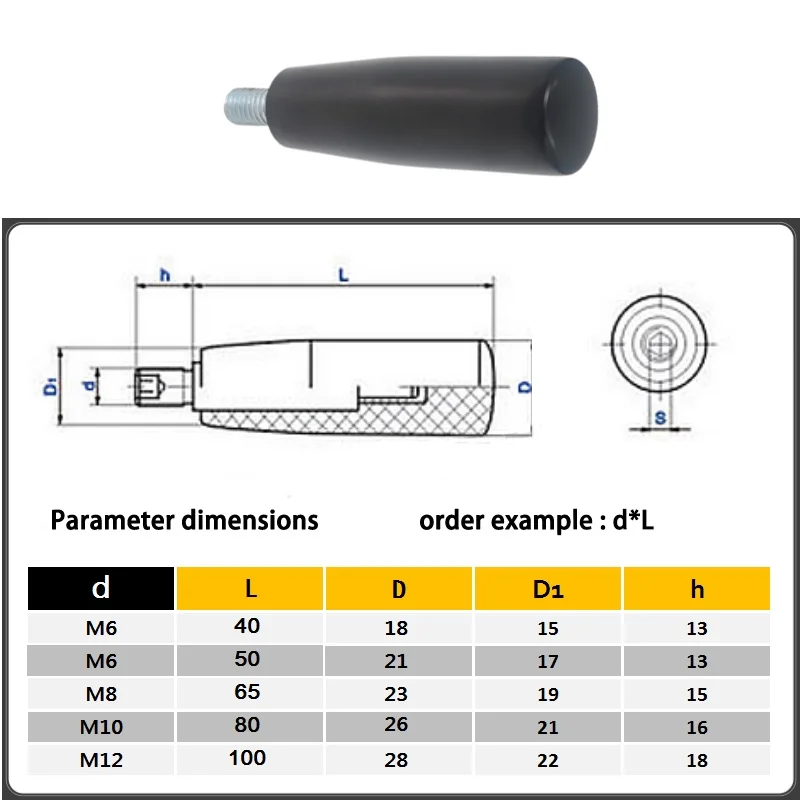 M10 M12 Rotating Handle With C - Commercial Printing And Packaging recension och pris