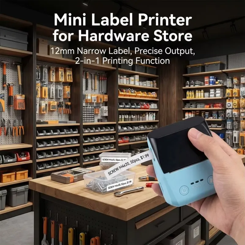 Mini 58mm Receipt Thermal Port - Label Printer recension och pris