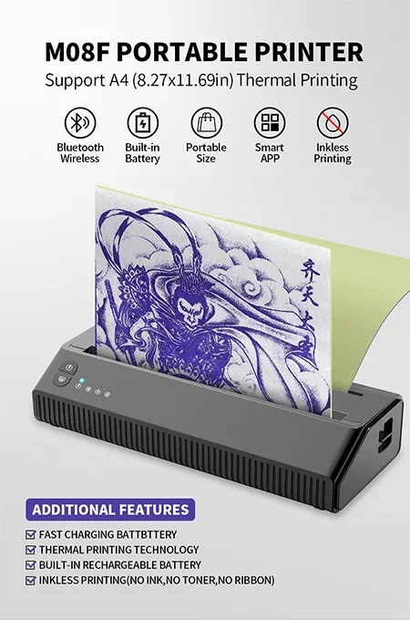 MHT-P8008  thermal tattoo tran - Thermal Printer recension och pris