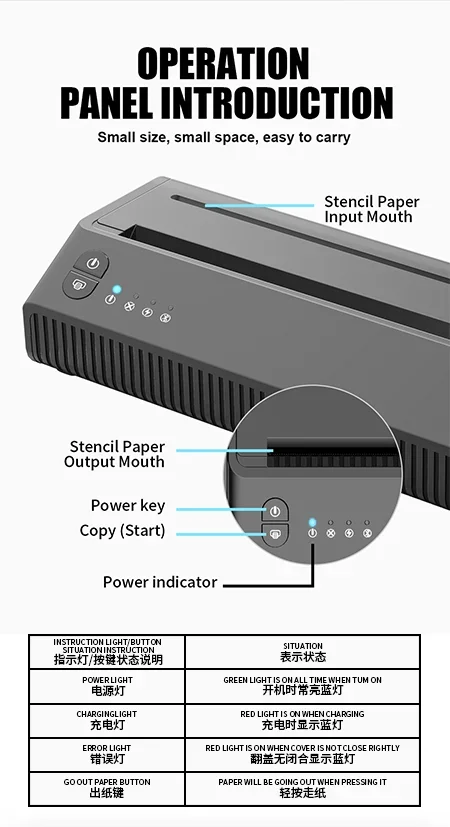 MHT-P8008  thermal tattoo tran - Thermal Printer recension och pris
